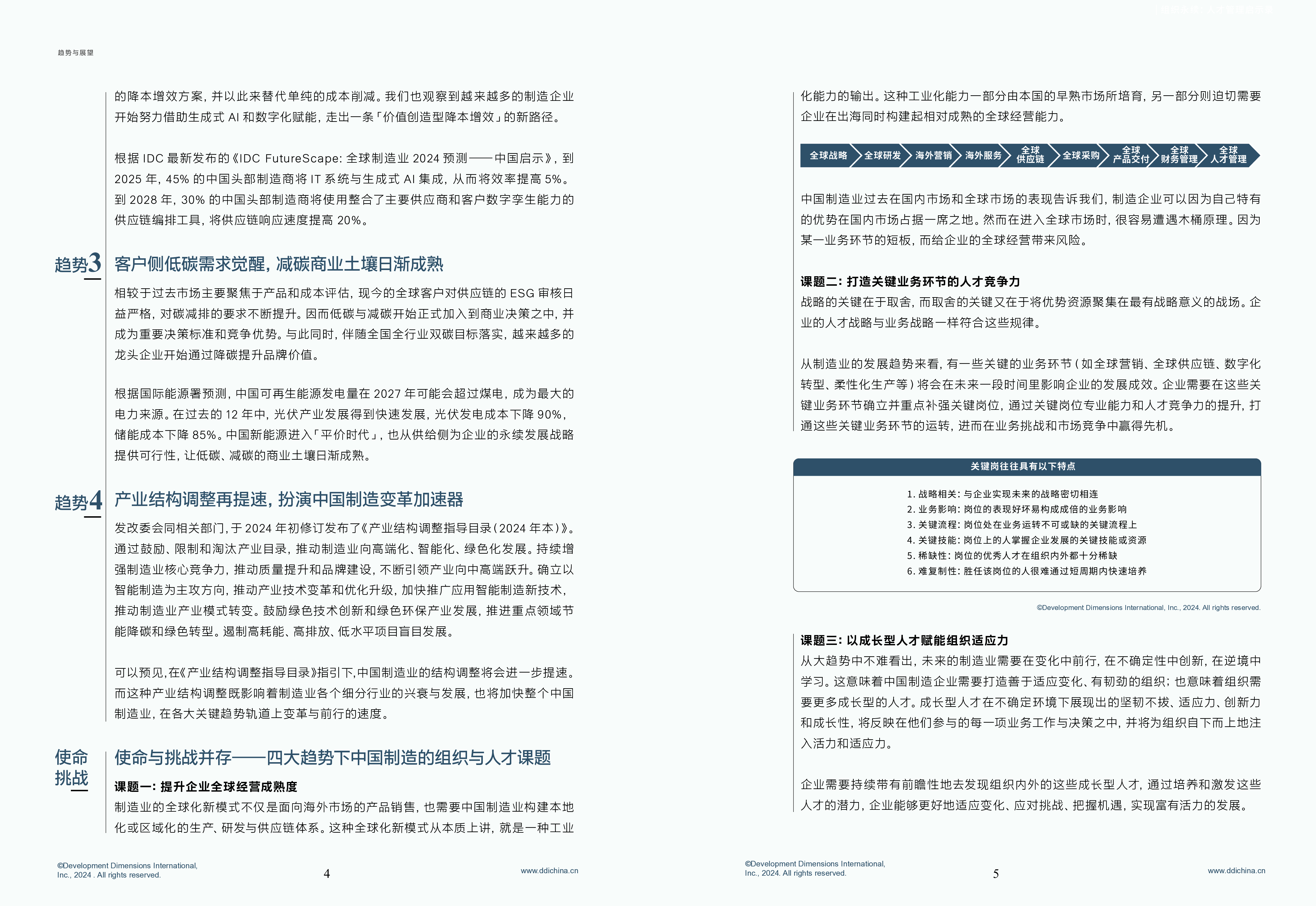 DDI智睿咨询2024智能制造人才发展趋势报告47页